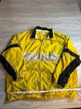 Nike Vintage Colorblock Windbreaker Jacket Size XL Yellow
